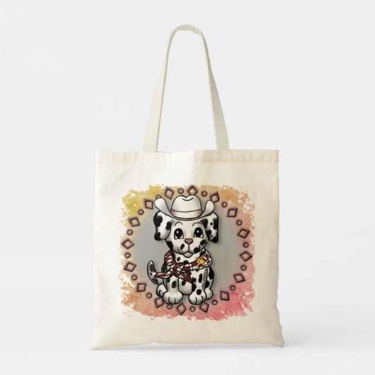 Puppy Dog Sheriff Canvas tas (Achterkant)