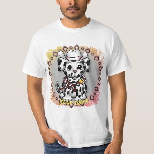 Puppy Dog Sheriff T-shirt (Voorkant)