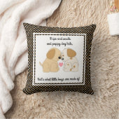 puppy dog staart.... waar zijn kleine jongens van kussen (Deken)