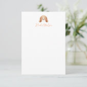Puppy Dog Stationery Note Kaarten voor Kinderen (Staand voorkant)