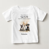 Puppy Dog Tails Rhyme Baby Boy Gepersonaliseerd (Voorkant)