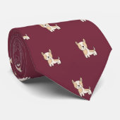 Puppy Dog Tales Bordeaux Stropdas (Opgerold)