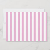 Puppy Dog Theme Birthday Party Roze Foto Kaart (Achterkant)