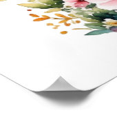 Puppy Dog Theme Gepersonaliseerde Verjaardag Poster (Hoek)