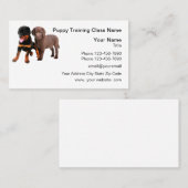 Puppy Dog training en ervaring Visitekaartje (Voorkant / Achterkant)