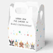 Puppy Dog Verjaardag Dank u Bedankdoosjes (Geopend)