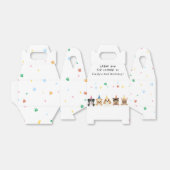 Puppy Dog Verjaardag Dank u Bedankdoosjes (Uitgevouwen)