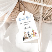 Puppy Dog Verjaardag Dank u Favor Cadeau Label Cadeaulabel