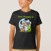 Puppy Dog  Verjaardag T-shirt (Voorkant)