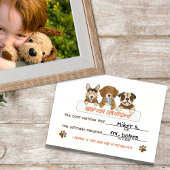 Puppy Dog Verjaardagsfeestje Adoptie Certificaat K