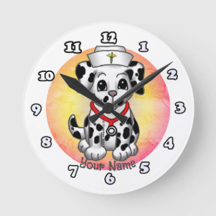 Puppy Dog Verpleegster Ronde Klok