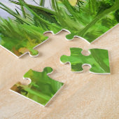 Puppy Dog voor speelterger in grass Foto Legpuzzel (Zijkant)