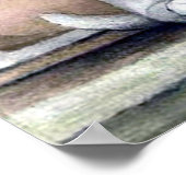 Puppy dog voor verkoop schattige illustratie poster (Hoek)