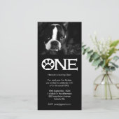 Puppy Dogs 1e verjaardag Fotokaart (Staand voorkant)