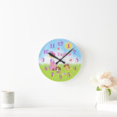 Puppy Dogs Castle Pink and Paars  Ronde Klok (Huis)