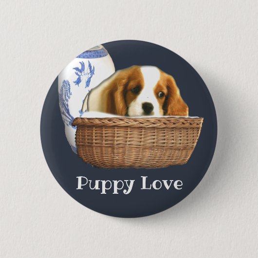 Puppy Dogs Ronde Button 5,7 Cm (Voorkant)