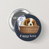 Puppy Dogs Ronde Button 5,7 Cm (Voorkant /achterkant)