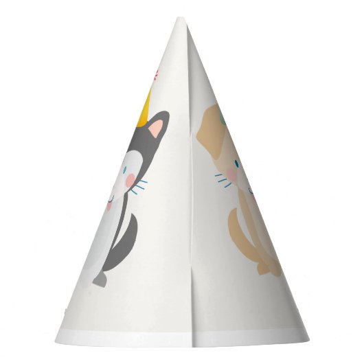 Puppy Dogs Verjaardagsfeestje Pet Feesthoedjes (Achterkant)