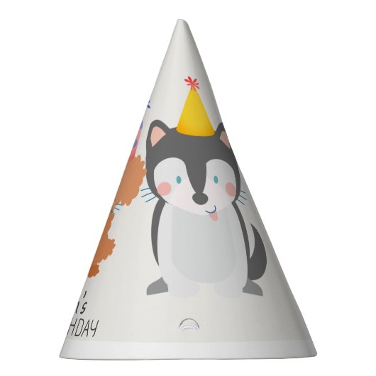 Puppy Dogs Verjaardagsfeestje Pet Feesthoedjes (Rechts)