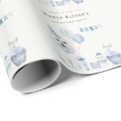 Puppy dop om het even welke dag van de leeftijd cadeaupapier (Rol Hoek)