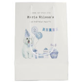 Puppy dop om het even welke dag van de leeftijd medium cadeauzakje (Achterkant)