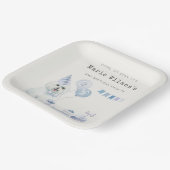 Puppy dop om het even welke dag van de leeftijd papieren bordje (Gebogen)