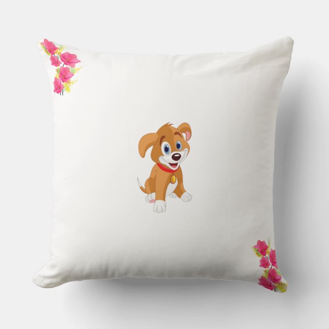 "Puppy Dreams Kussen Design Studio" (Voorkant)
