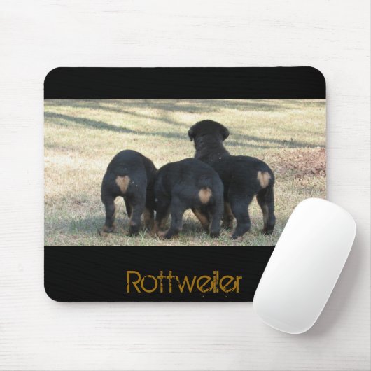 Puppy drie keer muismat (Met muis)