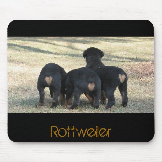 Puppy drie keer muismat (Voorkant)