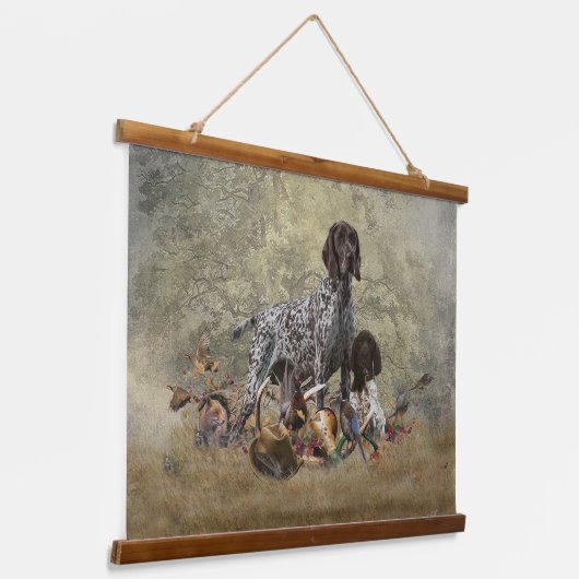 Puppy Duitse Shorthaired Pointers (SAP) Hangend Wandkleed (Gebogen)