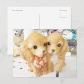 Puppy Duo Briefkaart (Voorkant / Achterkant)