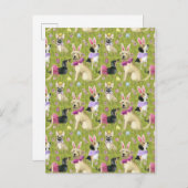 Puppy Easter Collectie Briefkaart (Voorkant / Achterkant)