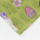 Puppy Easter Collectie Fleece Deken (Hoek)