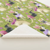 Puppy Easter Collectie Sherpa Deken (3/4)