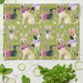 Puppy Easter Collectie Theedoek (Gevouwen)