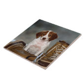 Puppy en Boots Tegeltje (Zijkant)