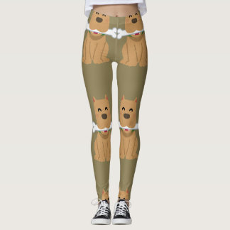 Puppy en Bot Patroon Leggings
