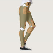 Puppy en Bot Patroon Leggings (Rechts)