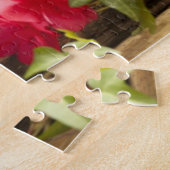 Puppy en cadeaudoos legpuzzel (Zijkant)