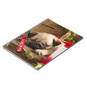 Puppy en cadeaudoos notitieboek (Linkerzijde)