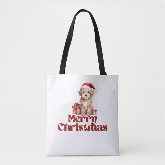 Puppy en cadeaus tote bag (Voorkant)