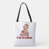 Puppy en cadeaus tote bag (Achterkant)