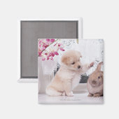 Puppy en hopkonijn magneet (Voorkant / Achterkant)