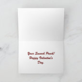 Puppy en Kat Valentijn vakantie Kaart (Binnen)