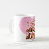 Puppy en Kitten Hearts Koffiemok (Voorkant links)