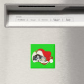 Puppy en Kitten Kerstmis Magneet (Insitu (Vaatwasser))