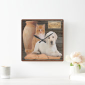 puppy en kitten klok (Huis)