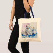 Puppy en Kitten Tote Bag (Voorkant (product))
