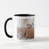 Puppy en konijn mok (Links)
