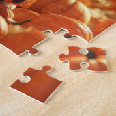 Puppy en pompoenen Puzzel (Zijkant)